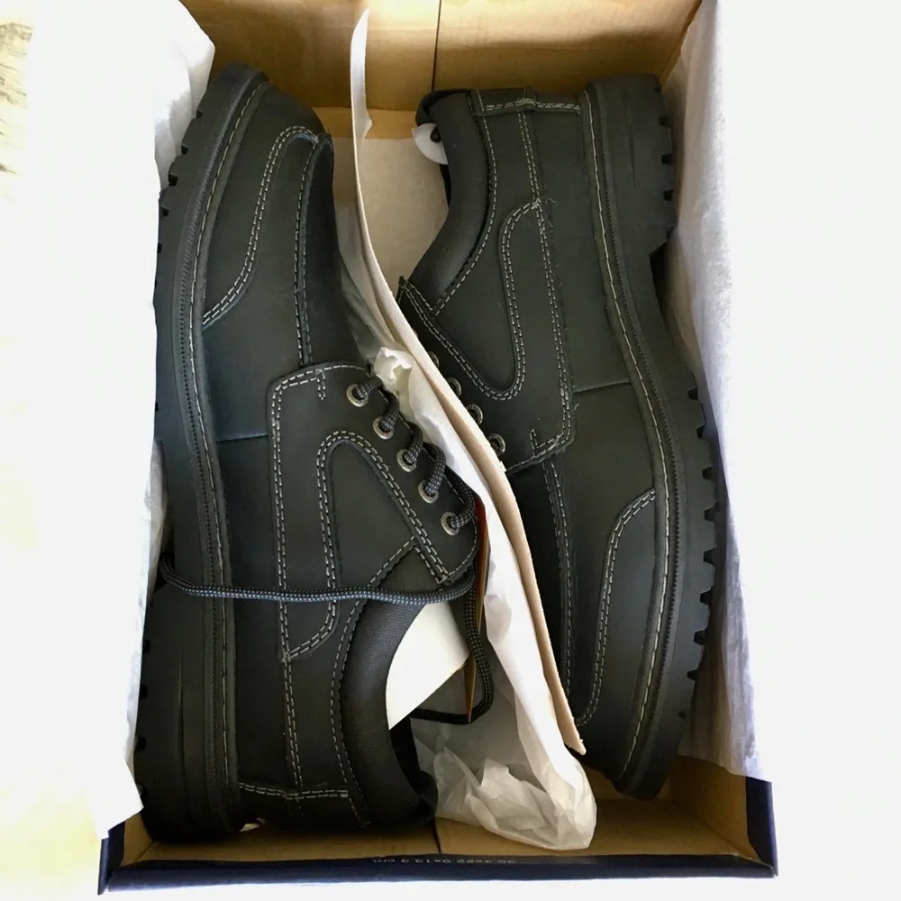 NEW Dockers Men's Overton Black Leather Shoes